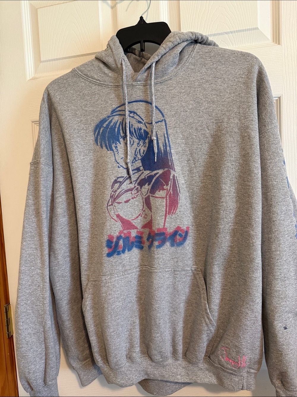 Jeremy Klein dream girl - hand painted hoodie
